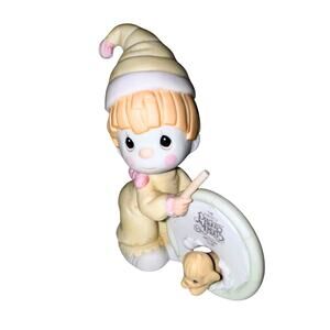 Precious Moments “Birthday Club” Figurine — Drum with Puppy — 1999 Enesco